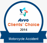 Avvo Client's Choice-Motorcycle Attorney badge